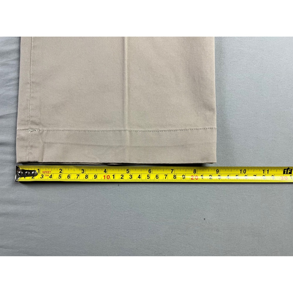 Polo Ralph Lauren Chino Pants Twill Mens 42x32 Khaki Tan Stretch Classic Fit EUC - Picture 8 of 11
